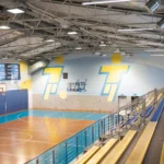 Trybuna hali sportowej